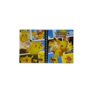 Pokémon kortperm med Pikachu-motiv og plass til 240 kort