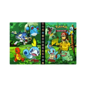 Pokémon kortperm med Pikachu og Bulbasaur-motiv
