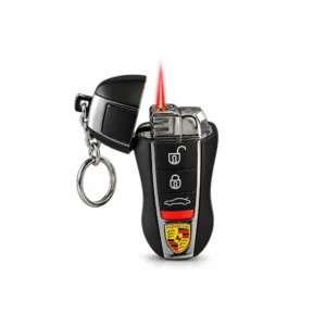 Porsche nøkkel-stormlighter med rød flamme