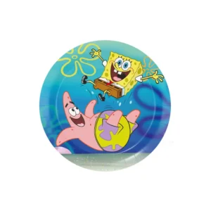 SvampeBob papptallerkener 8pk – 18cm
