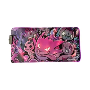 Pokémon Gengar og Ghost-type gaming musematte med LED 60 x 30 cm