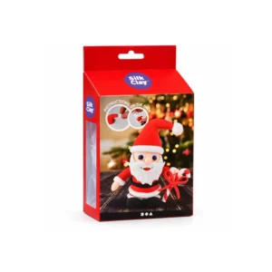 Silk Clay modelleringssett med julenisse i emballasje
