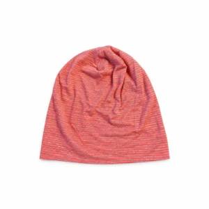 Stripete lue i rosa og grå – one size